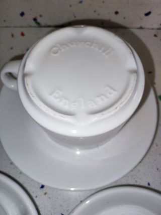 9 tazas cafe,consome.retro,colección,vintage