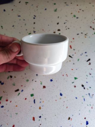 9 tazas cafe,consome.retro,colección,vintage