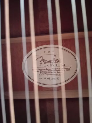 Guitarra Acústica Fender 12 cuerdas