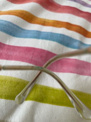 Gafas rayban round metal doradas