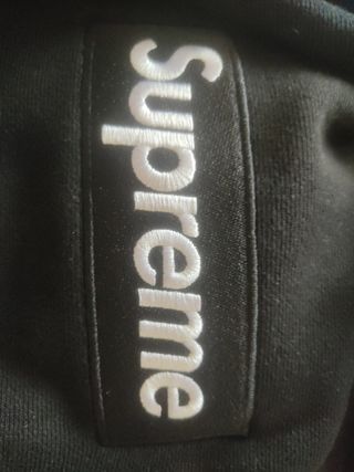 Supreme Black Box Logo Hoodie FW16 Sudadera