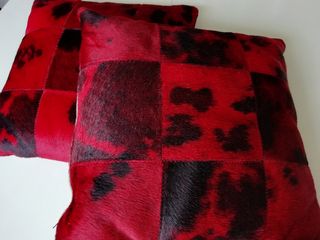 Fundas de Cojines de piel de vaca