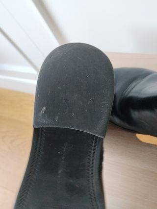 Botin zara kids negro con tachuelas 36