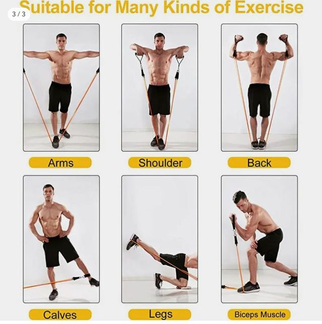 *NUEVO* CUERDAS ELASTICAS PARA HACER EJERCICIO