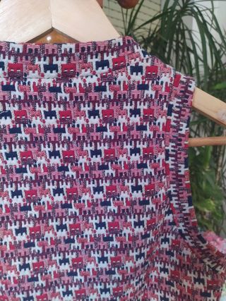 Crop top punto Zara tS