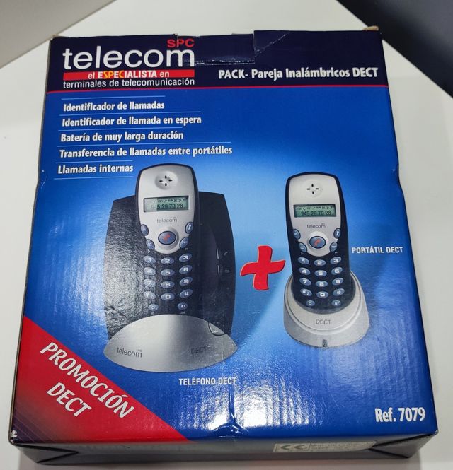 Pack de 2 teléfonos inalámbricos