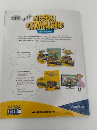 2 Libros de Inglés de 3° de Primaria de Anaya