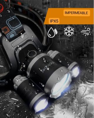 Linterna frontal V3000