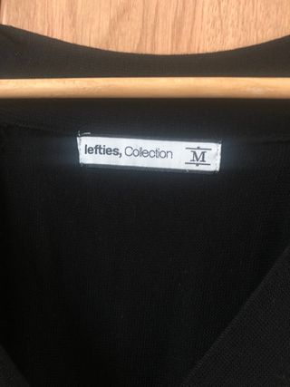 Vestido negro de punto