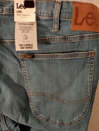 A ESTRENAR Talla XXXXL Hombre Pantalón Vaquero Lee