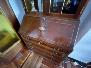 Vitrina secretaire bureau ingles victoriano