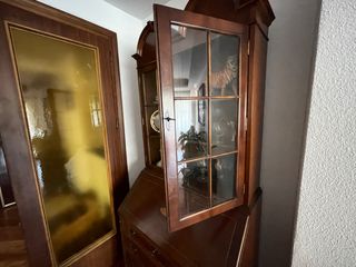 Vitrina secretaire bureau ingles victoriano