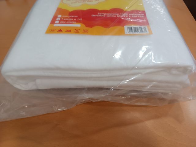 coprirete in tessuto una piazza e mezza 120x190 cm