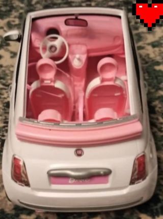 fiat 500 auto barbie
