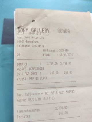 URGE Videocámara Semiprofesional Sony HDV FX 1