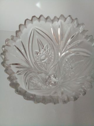 Jarrón de cristal hermoso florero