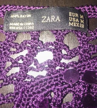 Chaqueta calada ZaraM/L