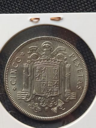 2 monedas Pesetas de Francisco Franco