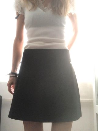 Falda Easy Wear Negra Talla S