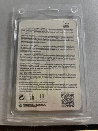 Pastillas freno Ferodo Piaggio liberty 49/50/125cc