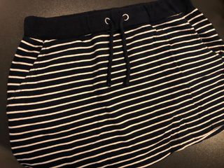 Falda mujer algodón marino/blanco Easy Wear T-S