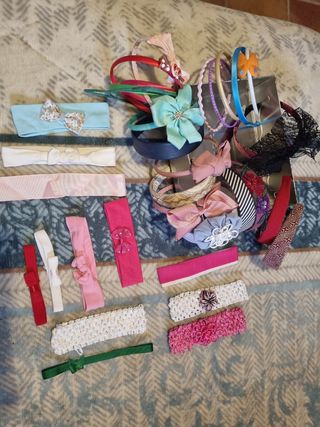 LOTE ACCESORIOS PELO NIÑA