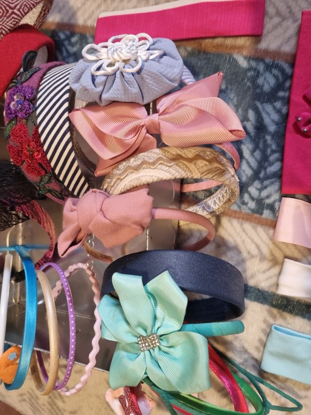 LOTE ACCESORIOS PELO NIÑA