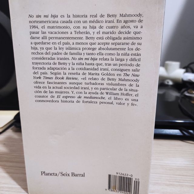 Libro NO SIN MI HIJA