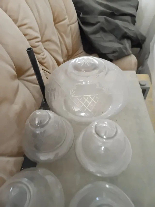 Antigua Lámpara Techo Bronce Dragones