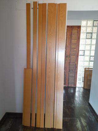 puerta de haya maciza iterior con marquteria