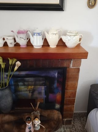 Set di 4 caffettiere antiche in porcellana