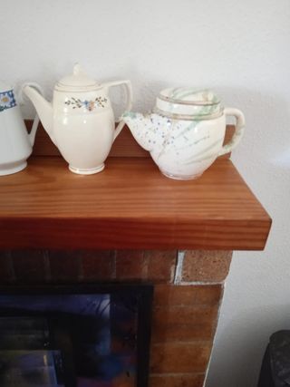 Set di 4 caffettiere antiche in porcellana