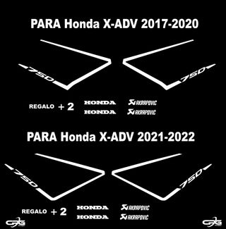 Pegatinas para cachas honda xadv 750