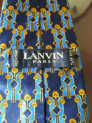 Corbata Lanvin seda.