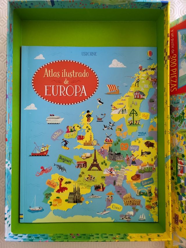 Puede Atlas de Europa para niños