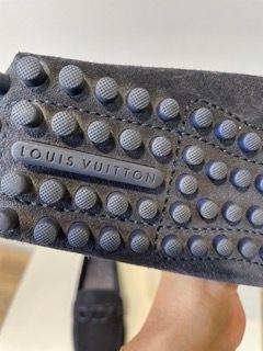 Mocasines Louis Vuitton 43 nuevos blue navy