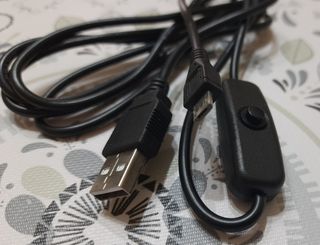 Cable micro usb con interruptor