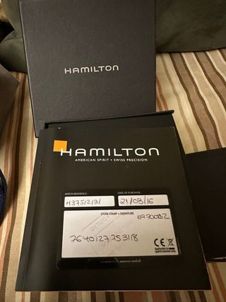 Reloj Hamilton cronógrafo