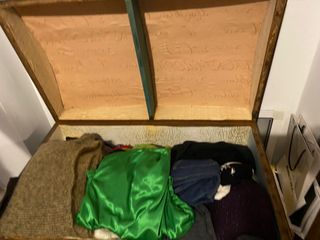 Baúl de madera antiguo