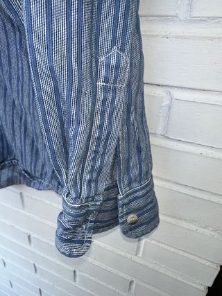 VINTAGE camisa rayas algodón grueso LEVIS talla L