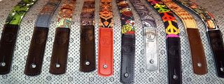 Correas artesanales de Guitarra, Bajo y Ukelele