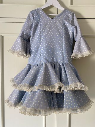 Traje de flamenca 8 años