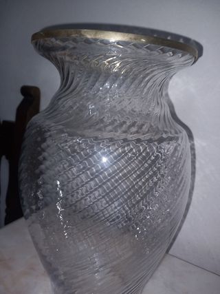 jarrón de cristal