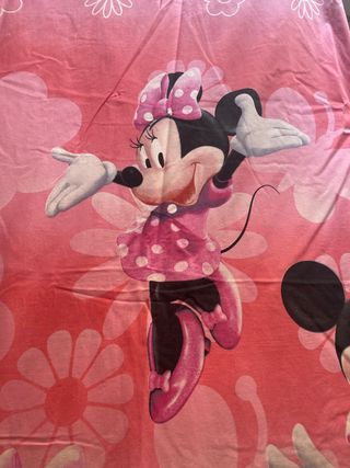 Funda nórdica Minnie Disney 90cm.ALGODÓN.3piezas