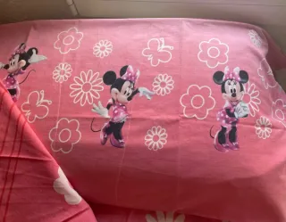 Funda nórdica Minnie Disney 90cm.ALGODÓN.3piezas