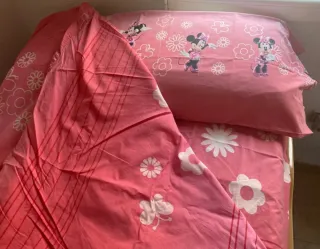 Funda nórdica Minnie Disney 90cm.ALGODÓN.3piezas