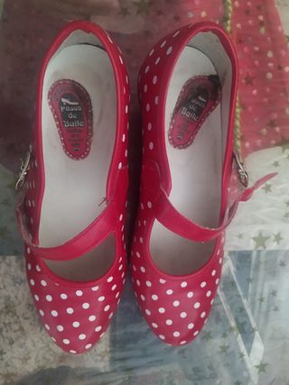 ZAPATOS FLAMENCA O GITANA