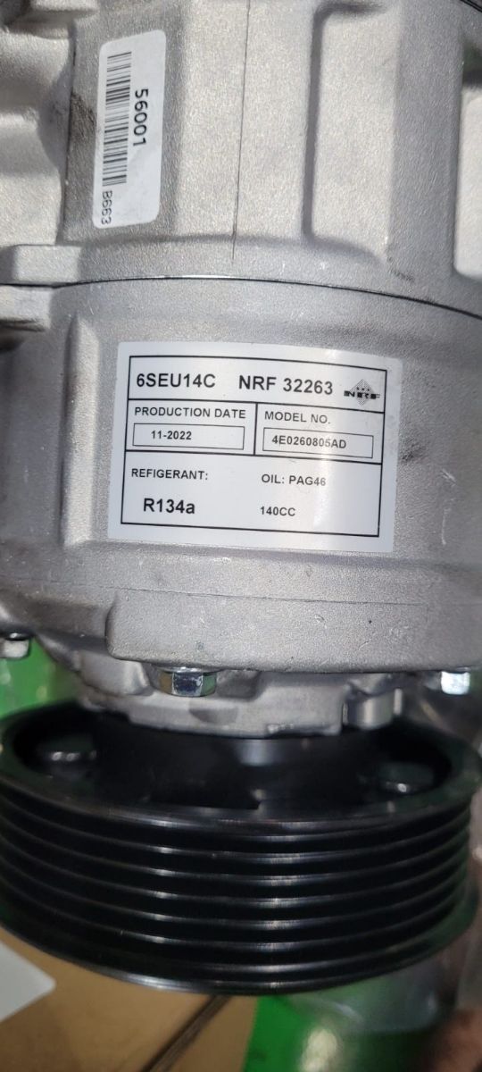 Compresor de A/C nuevo para Audi y mazda 3