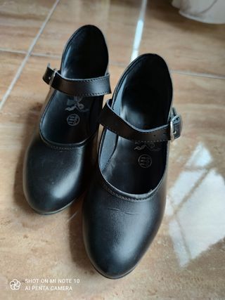 ZAPATOS DE FLAMENCA NIÑA