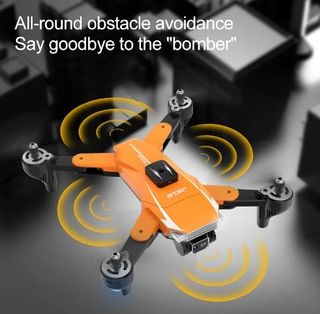 Dron teledirigido JS18 con cámara 4K HD, Negro